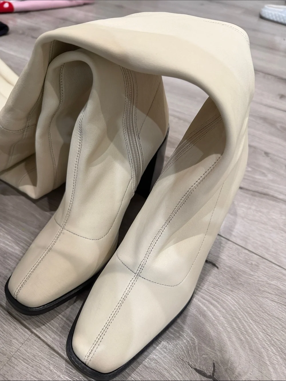 STAUD Ivory Over-the-Knee Block Heel Boots